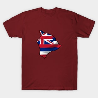 Big Island Hawaiian Flag T-Shirt